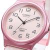 Casio Casio Standard Tani Casio Pop Damski Kwarcowy Zegarek Analogowy, 3-wskazówkowy Żywica Różowy Szkielet MQ-24S-4B [Import Równoległy]