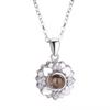 100 Languages 'I Love You' Projection Necklace - Elegant Gift for Women