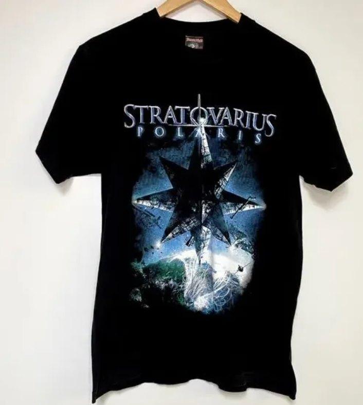 

Vintage Stratovarius Shirt Y2K Polaris Album Metal Rock 2009 3XL