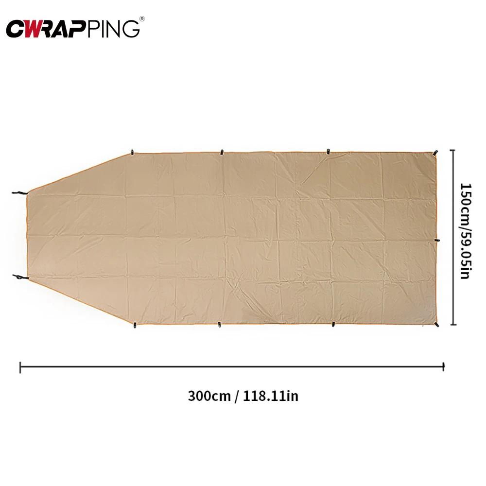 Outdoor Camping Car Tent Heavy Duty Sun Shade Awning Roof Tent Waterproof Tailgate Canopy for SUV Jeep Sunshade Accessories