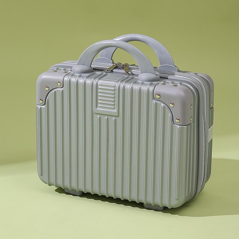 14-Inch Mini Suitcase Makeup Case with Combination Lock