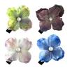 Women Hairpin Artificial Flower Decor Anti-slip Teeth Hair Pin Large Size Holiday Hair Clip Hair Accessories