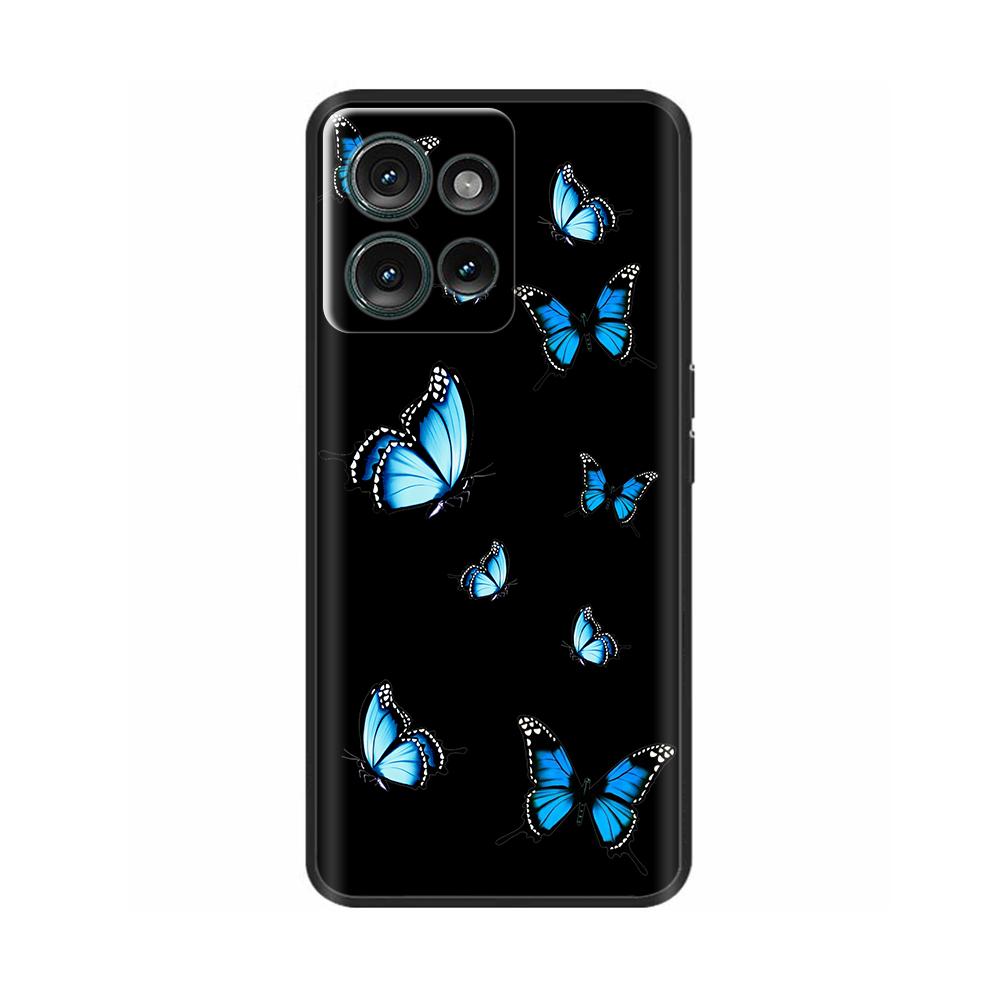 Black Case For Motorola MOTO Edge 50 5g Back Cover Phone Case For MOTO Edge 50 Edge50 Soft Silicone Bumper Shockproof Para Coque