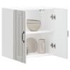 White Gloss Kitchen Wall Cabinet Glued Wood