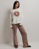 Women's Suit Butella 16687 M Milky Cappuccino (jacket, Pants)