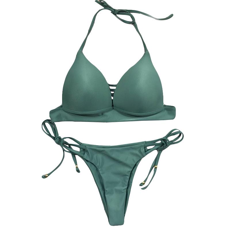 Buy Hot Selling Swimwear In Europe and America, Sexy Strap Split Bikini Swimwear at affordable