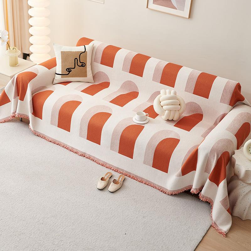 

Чехол для дивана в скандинавском минималистском стиле, полотенце, шенилл, устойчивый к царапинам, чехол для дивана, четыре сезона, универсальный 180*130cm