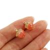 Strawberry Pendant Necklace DIY Jewelry Accessories Jewelry Making DIY Earring Strawberry Pendant