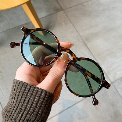 Kottdo Fashion Sunglasses Round Women Sunglasses Retro Men Outdoor Sunglasses Plastic