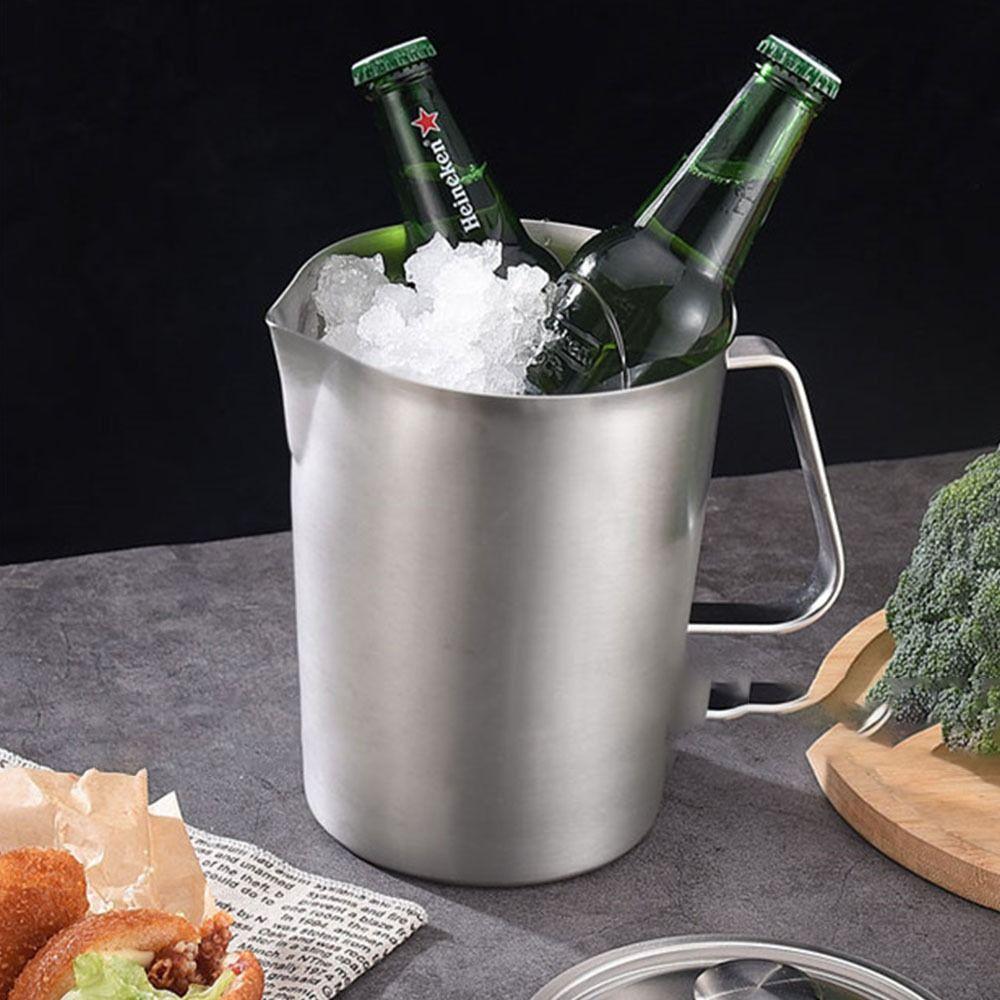 Stainless Steel Graduated Cup with Scale Milk Frothing Jug Stainless Steel Cup Coffee Making