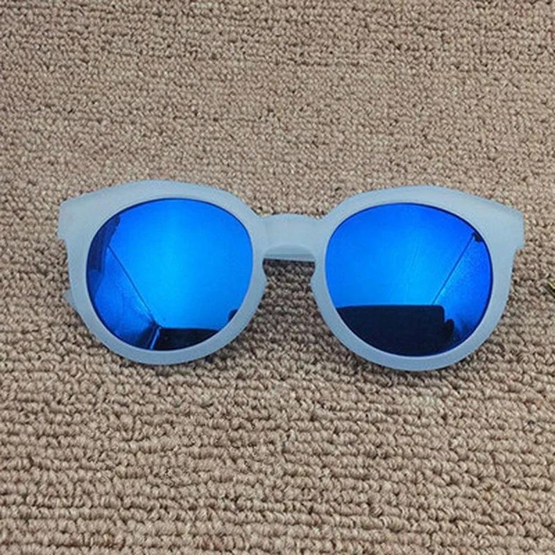 The New Fashion Colorful Reflective Anti UV Sunglasses for Children Sunglasses Women Blue Light Blocking Glasses