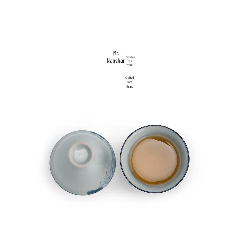 Nanshan Xiansheng Japansk Handmålad Keramisk Tekopp