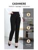 Mom's Winter Style High Waist Corduroy Cotton Pants for Middle-Aged and Elderly Women - Loose, Plus Velvet, Straight Leg
