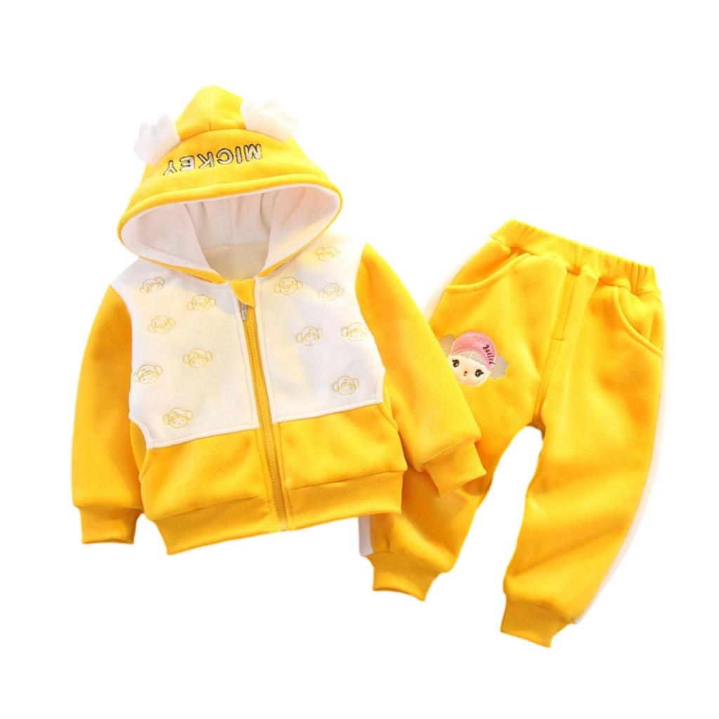 Kids Casual Long-Sleeve Set, Comfortable Daily Wear Outfits
