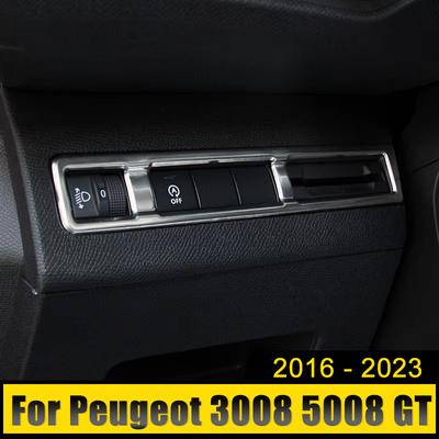 Für Peugeot 3008 5008 GT 2016 2017 2018 2019 2020 2024 2024 2024 Hybrid Auto Scheinwerfer Einstellknopf Schalter Abdeckung Trim aufkleber