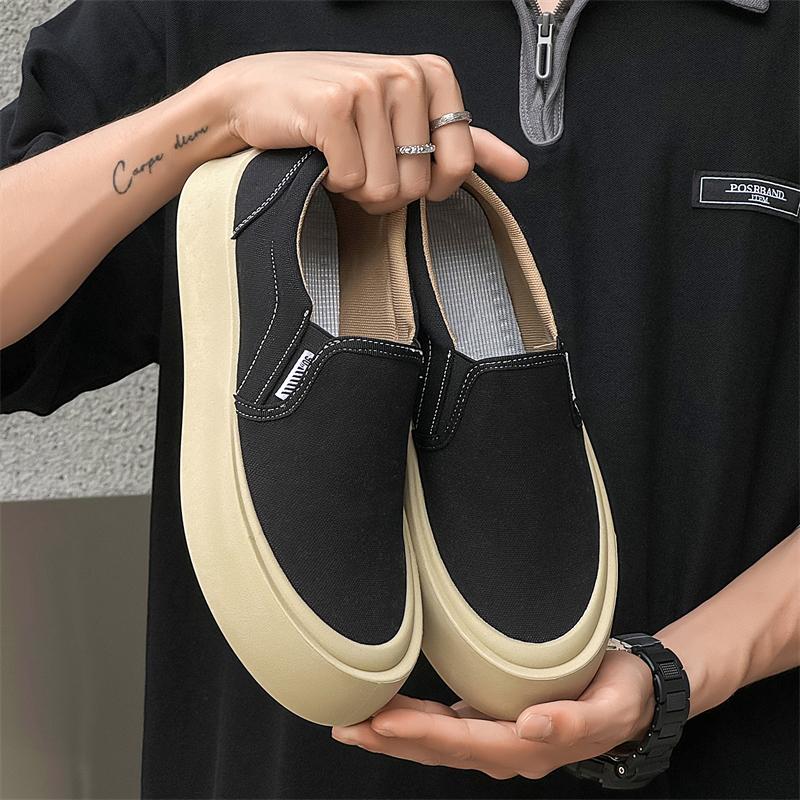 Men Casual Shoes Canvas Slip On Fashion Loafers For Male Luxury  Driving Shoes Formal Wedding Party Flats Size 44