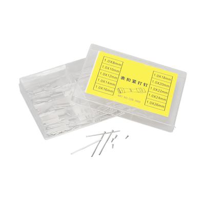 Pasador de Eslabón de Tornillo para Correa de Reloj Acero Inoxidable Duro Preciso Ligero 0.04in Diámetro Tubo de Tornillo para Reloj