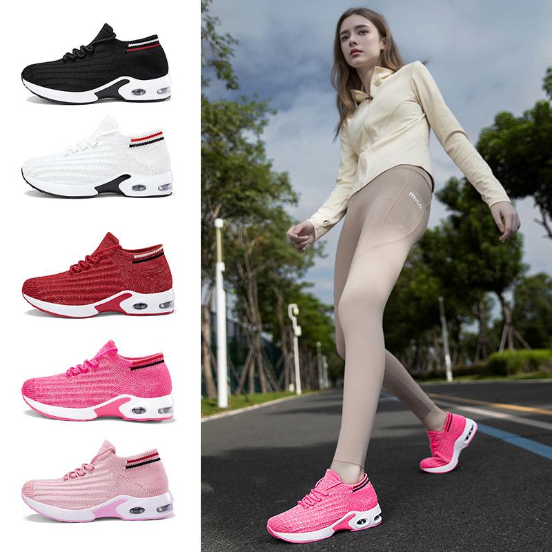 2025 new spring shoes women's air cushion shoes Korean version fashion trend foreign trade women's shoes soft sole breathable sports shoes women