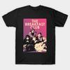 Men Black Print T-shirt The Breakfast Club No-Cut Transfer Paper Print Cotton Tshirt