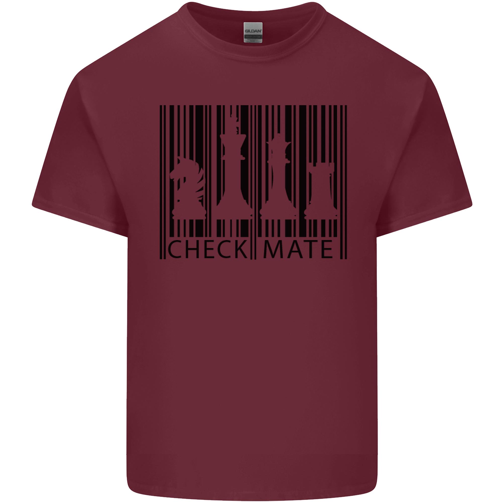 Chess Barcode Player Unisexs Light Cotton TShirt S