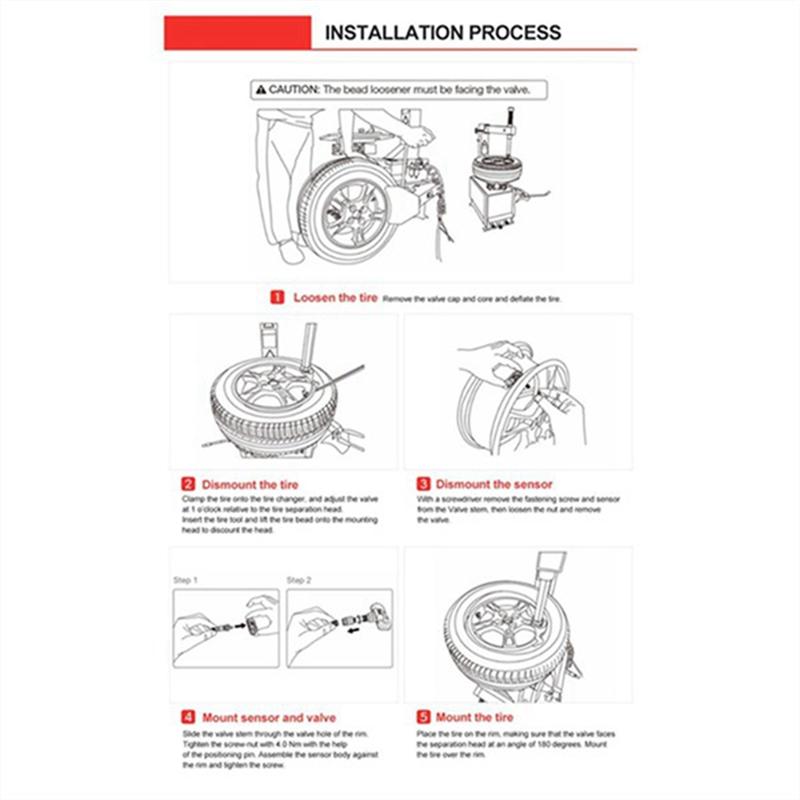 Car Programmable MX Sensor 315MHZ Universal Autotpms Tire Pressure Sensor Monitor For Autel TS408 TS508 ITS600 Tpms