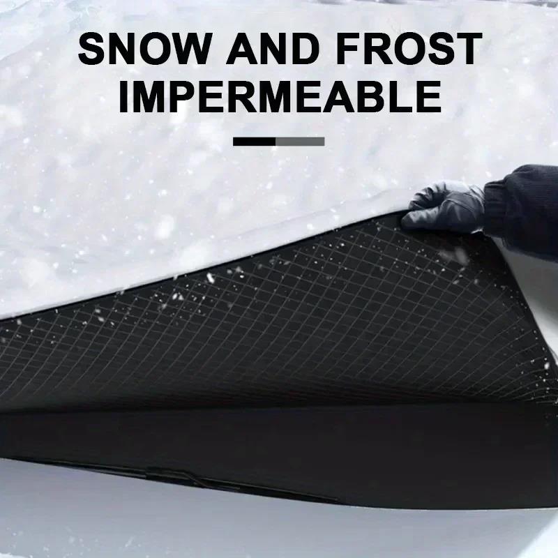 Windshield Cover Car Snow Cover Car Windshield Cover Snow Protector Ice Blocked Front Window Protector Exterior Auto AccessoriesWindshield Sunshades