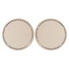 2Pcs Easy Use Wooden Wooden Base Round Durable Bag Base Knitting Tool Basket Making