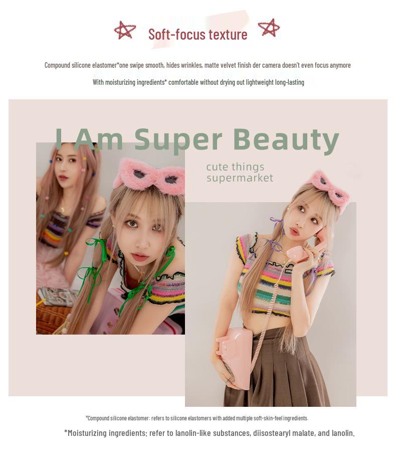 Flortte Velvet Matte Lip Cream in Kitten Milk Cake - Non-Stick Formula