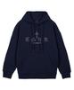 Mystic Cross Overfit Wide Shoulder Hoodie_Navy
