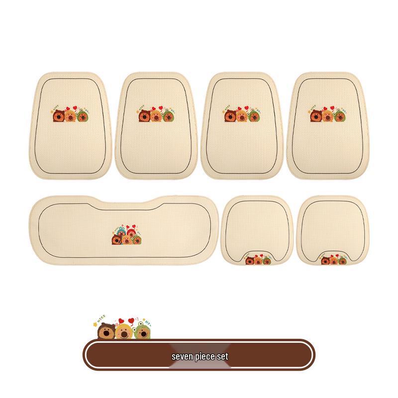 Universal Cartoon Car Seat Cushion for Four Seasons, Fits Sihao Fairy A5, AiPao E50A, E40X, X4