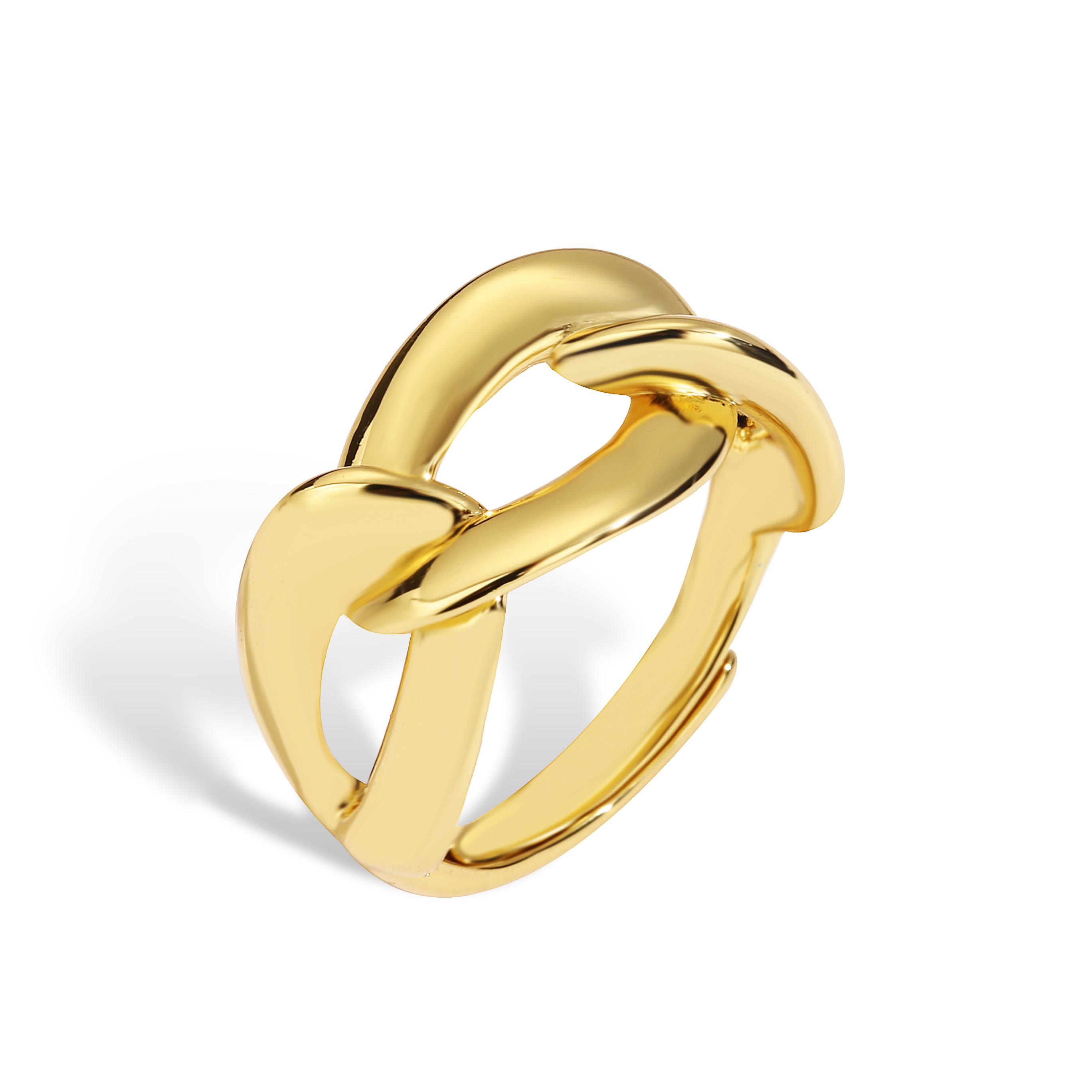 

HECHENG,Brass Bear ring Zircon Finger Ring for Women 18k Gold Plated Zircon Sweet Gift Factory Wholesale Zircon Ring resizable