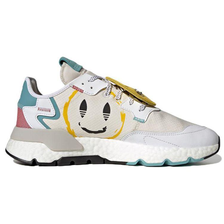 Adidas Originals Nite Jogger Retro Versatile Sports Non-Slip Durable Low-Top Lifestyle Casual Shoes Unisex Sneakers White HP2331