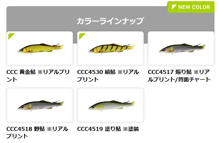 Duo Artificial Sweetfish CCC4537 Orange Sweetfish