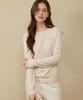LE STUDIO Simple Flip Round T-Shirt_Ls251Ts005Cr