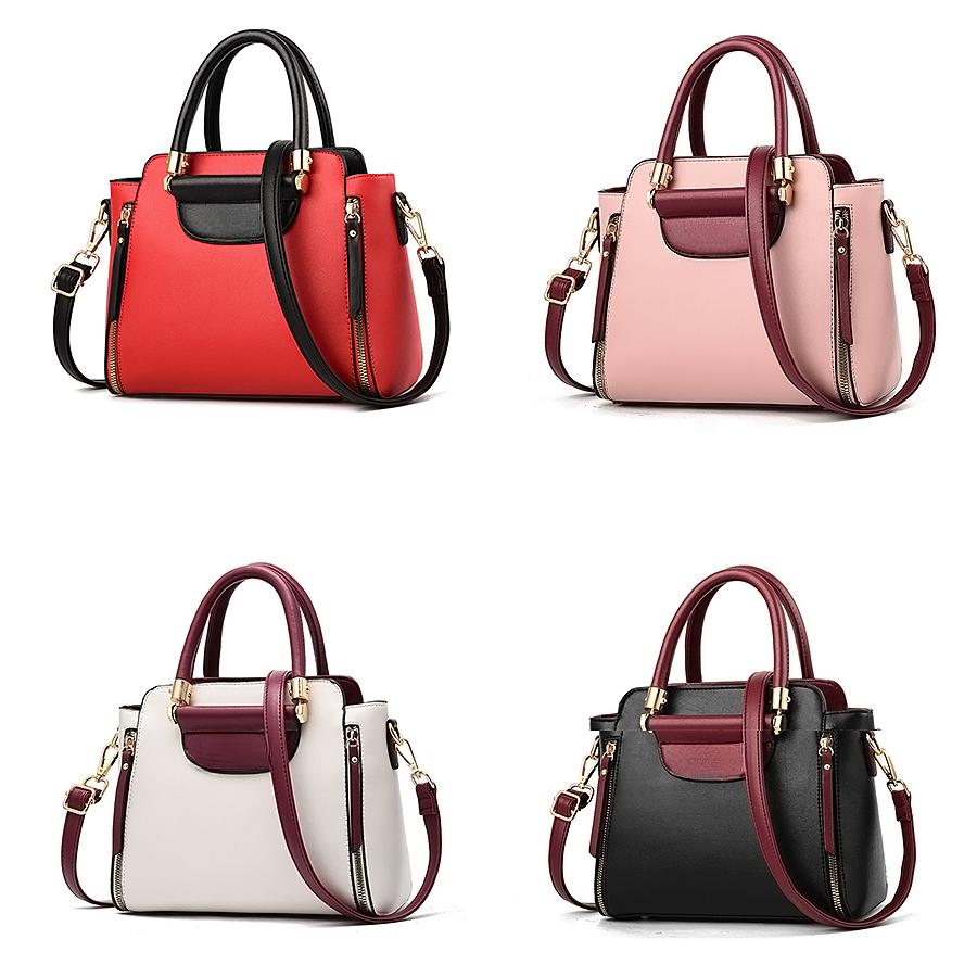 Women's Bags  New Fashion Women's Bags Hit Color Hand-held Bag Europeand The United States All-match Shoulder Messenger Bag