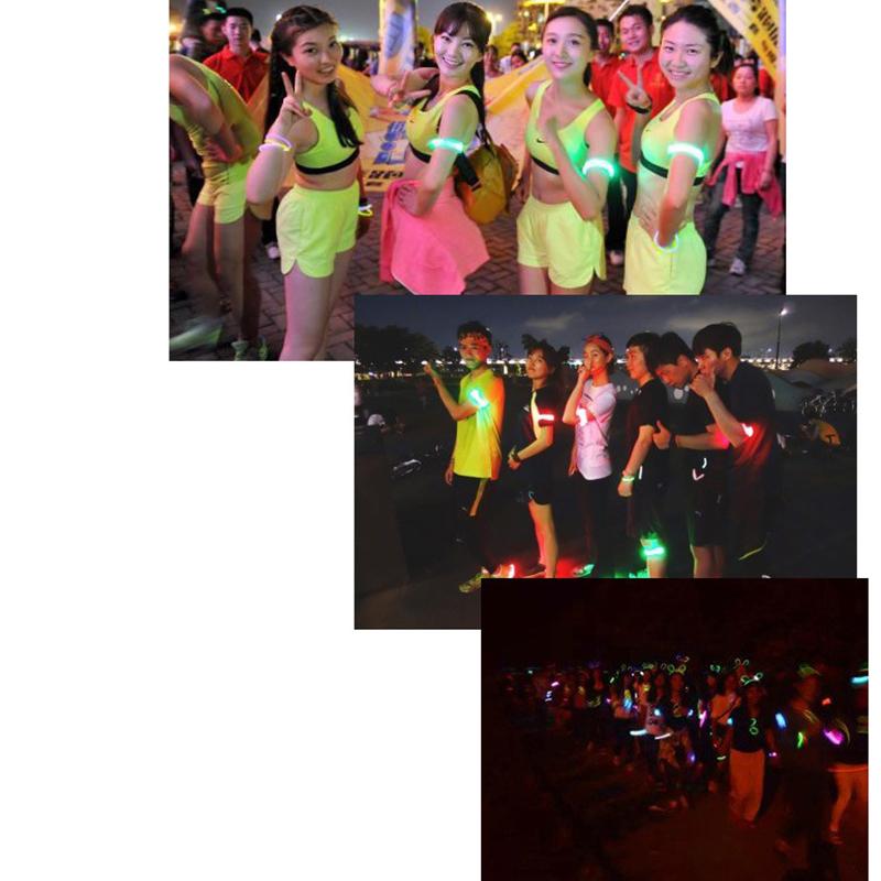 Lichtgevende Armband Led Hardlooplicht Nacht Hardlopen Lichtgevende Polsband Veiligheidswaarschuwing Reflecterend Aanmoedigend Enkelbandje Usb