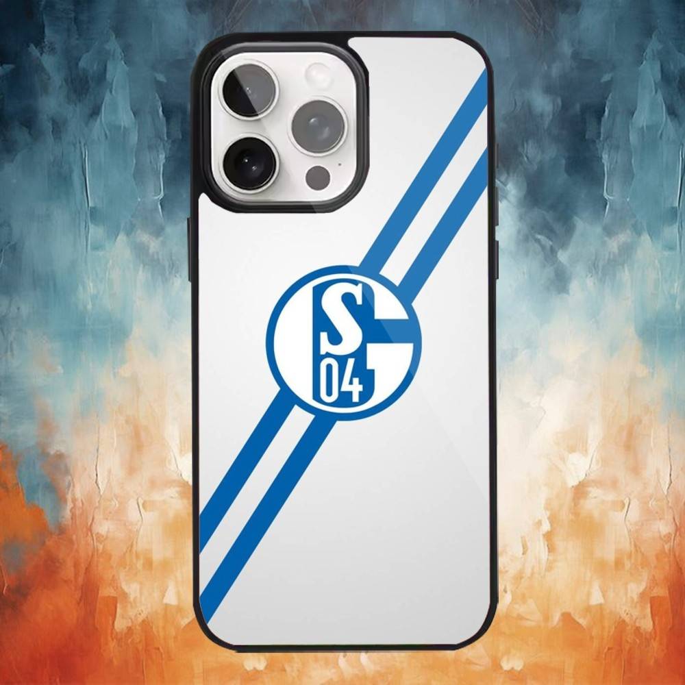 

S-Schalke 04 team Phone Case For iPhone 17,16,15,14,13,12,Plus,Pro,Max For Magsafe Magnetic Wireless Charge iPhone12PRO
