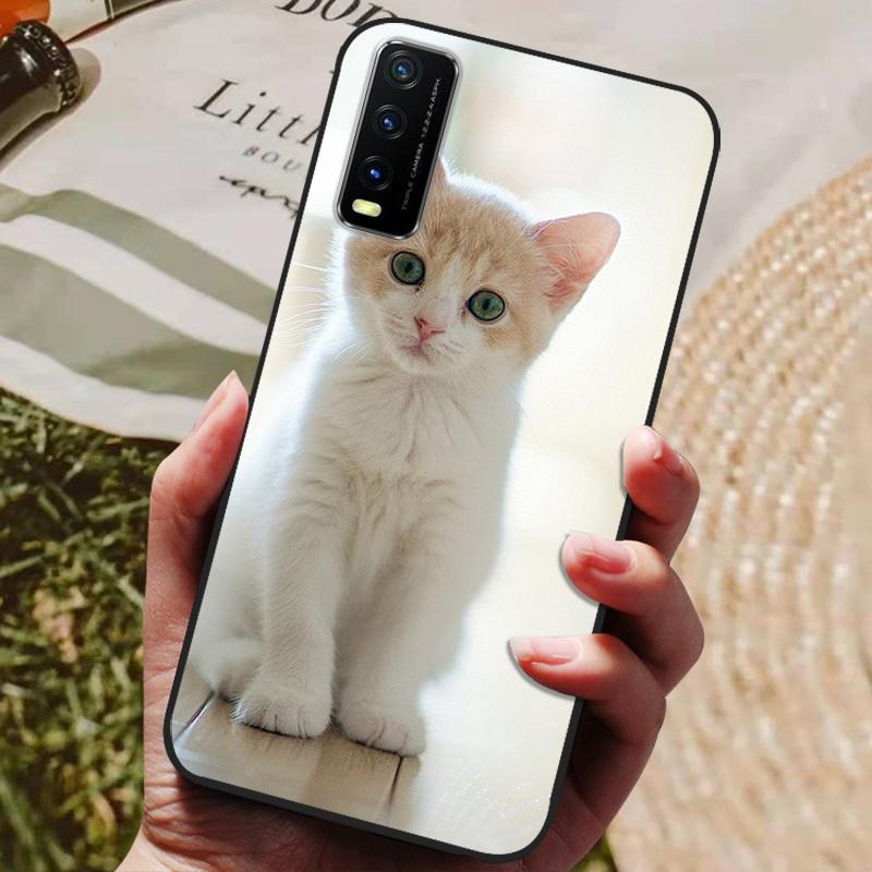 For Vivo Y11S Case Silicone Soft TPU Phone Cover For Vivo Y12s V2027 Case Cartoon Case Protective Bumper For Vivo V2032 Y11s