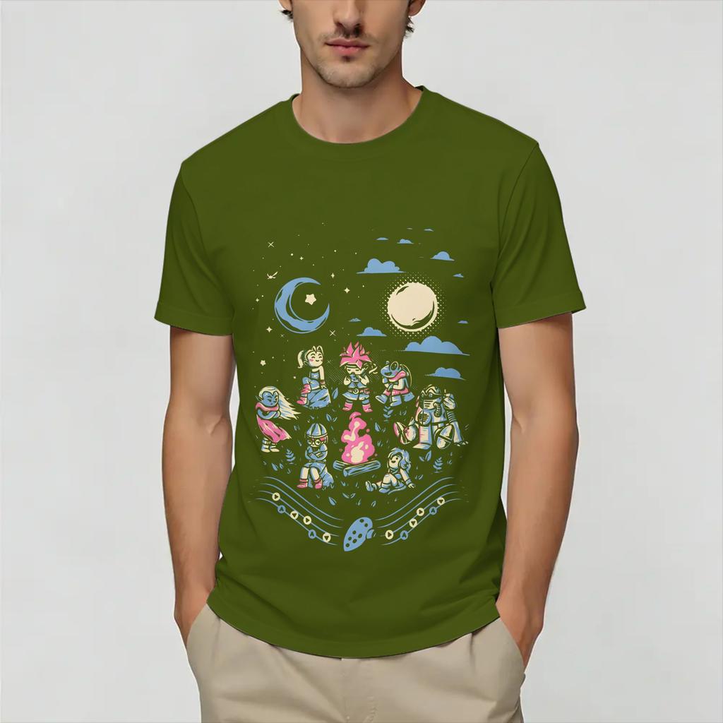 Chrono Trigger Tshirt Summer 100 Cotton T Shirts For Unisex Harajuku Casual Tshirt Short Sleeve Y2k Retro Tops
