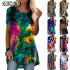 Women's Fashion Casual Short Sleeve O-Neck Blouses & Shirts