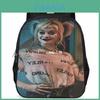 Spacious 15 Inch Harley Quinn Backpack Large Capacity Lightweight Oxford Fabric