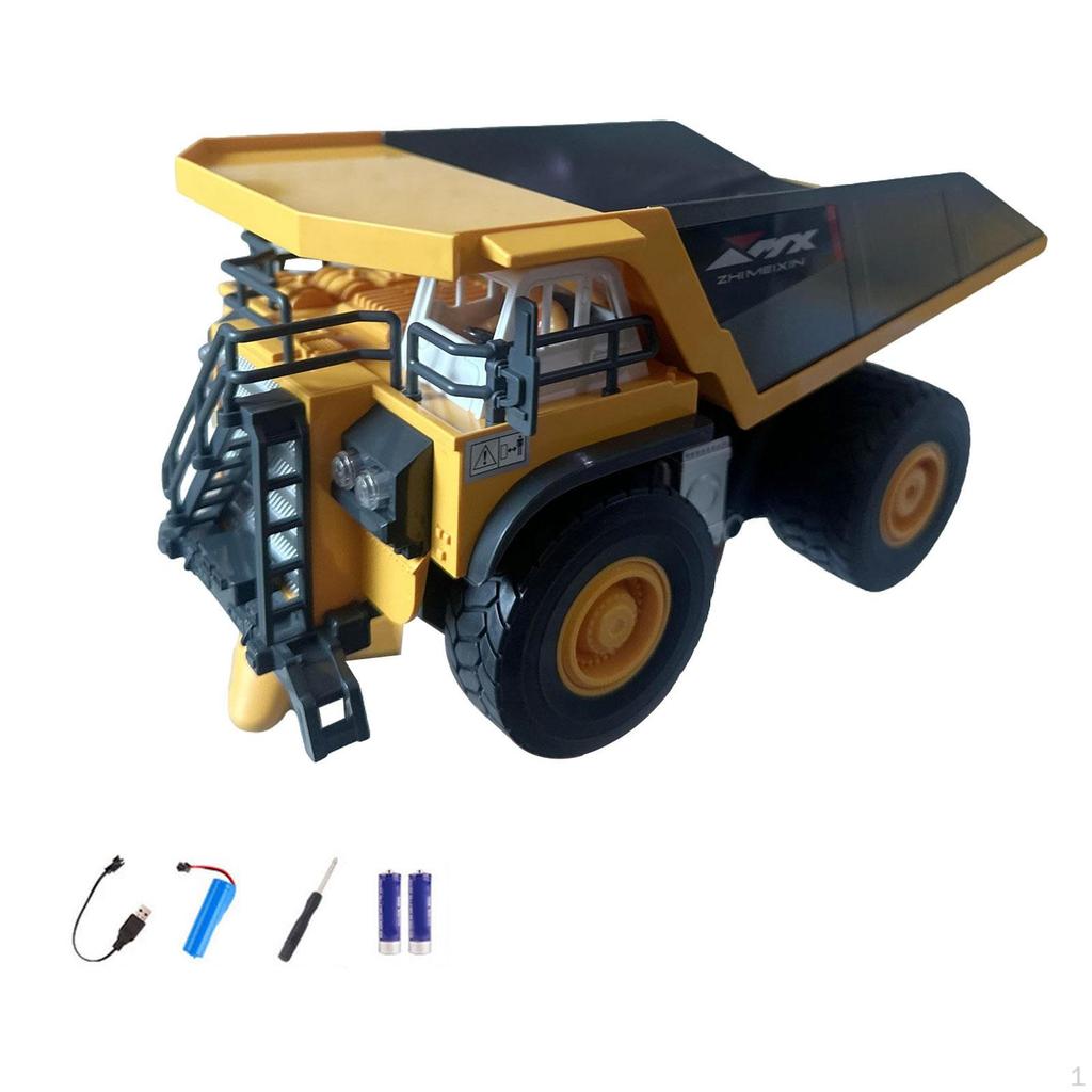 Remote Control Dump Truck 9 Channel RC Construction Vehicles for Boys Girls