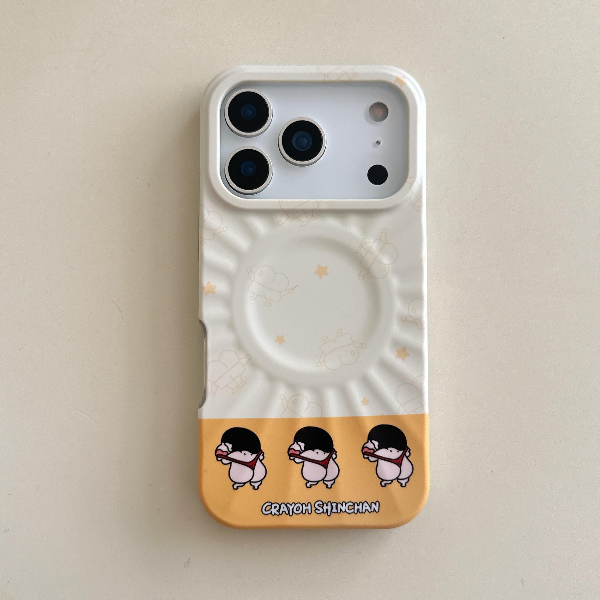 

Shin-chan Butt Magnet Stand for iPhone 17/16 Pro Max/15/14 Case iPhone 17