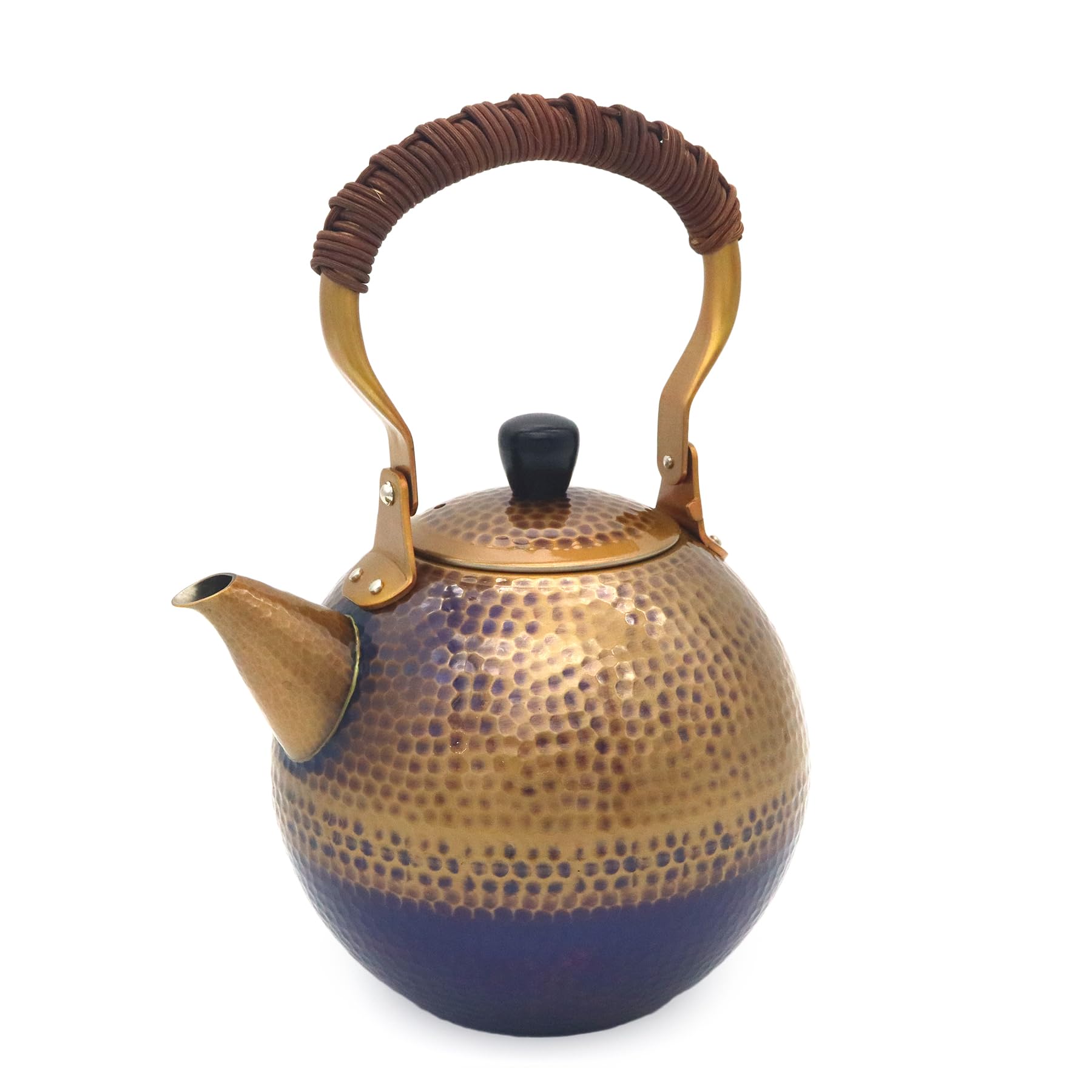 

Shinkodo Pure Copper Round Hanging Pot (Wang Hui) Made in Japan, Hammered, Gift Wrapping Available