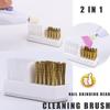 Nail Drill Bit Cleaning Brush Copper Wire Remove Dust Cleaning Case Hard Drill Grinding Head Soft Brush Cleaner Nail Art Tool