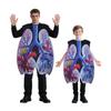 Game Character Lung Cosplay Costume With Digital Print For Halloween And Stage Performances