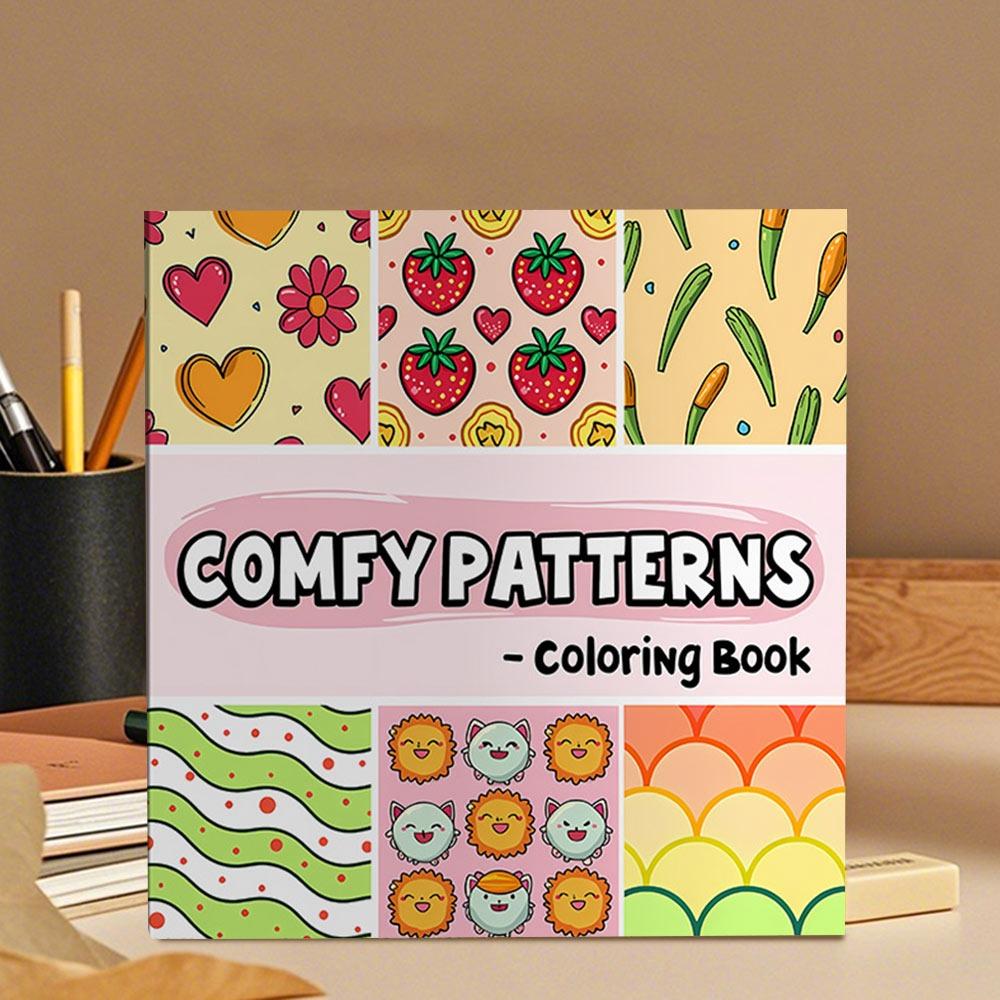 Stress Relief Graffiti Painting Book Educational Paperback Cute Doodles Book  for Adults And Teens
