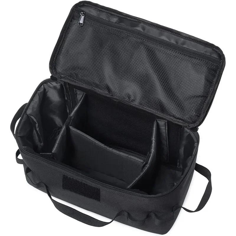 Outdoor Camping Gas Tank Storage Bag Large Capacity Ground Nail Tool Bag Gas Canister Picnic Cookware Utensils Kit Fishing Bag