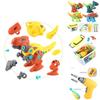 Dinosaur Toys For Kids Take Apart Build Set With Electric Drill And Storage Box