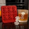 16x16cm Silicone Ice Mold 6-Grid Silicone Ice Molds For Freezer Reusable Easy Release Cube Maker Kitchen Gadgets Race Car Shape